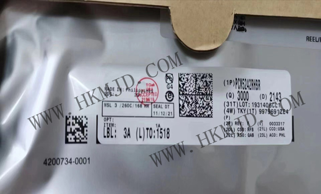 PCM5242RHBR (TI) 4.2VRMS DirectPath?、32 位、384kHz、114dB 音頻立體聲 DAC