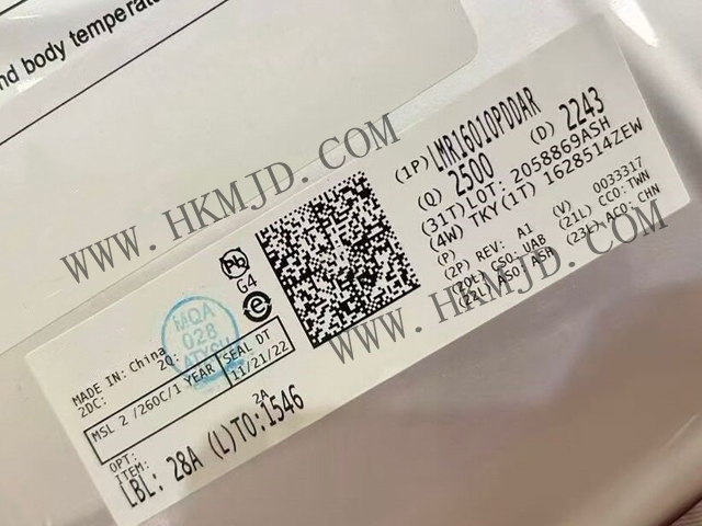 LMR16010PDDAR(TI): SIMPLE SWITCHER? 60V、1A 降壓轉(zhuǎn)換器（IQ 為 40μA）