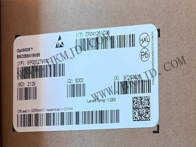 英飛凌BSC093N15NS5 OptiMOS?5 150V功率MOSFET，超低導(dǎo)通電阻9.3mΩ