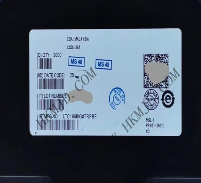 [出售] LTC1668IG (ADI) 16位，50Msps 差分電流輸出數(shù)模轉(zhuǎn)換器