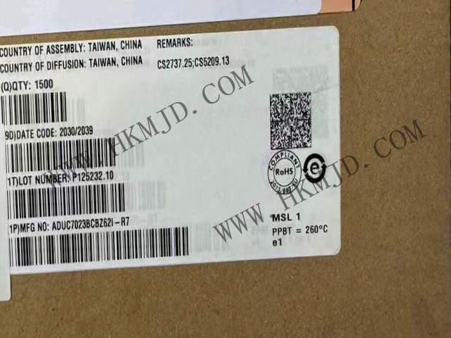 工業(yè)級ARM7 MCU！ADUC7023BCBZ62I高性能ARM7微控制器，集成12位ADC/DAC