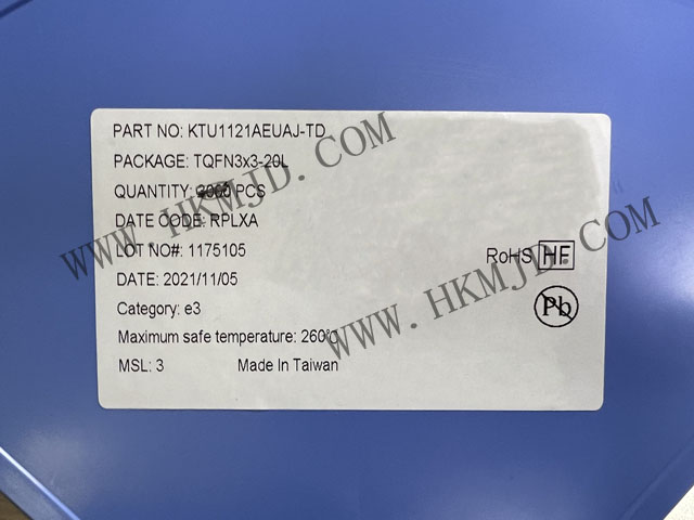 【供應(yīng)原裝】Kinetic KTU1121AEUAJ-TD USB Type-C端口保護芯片