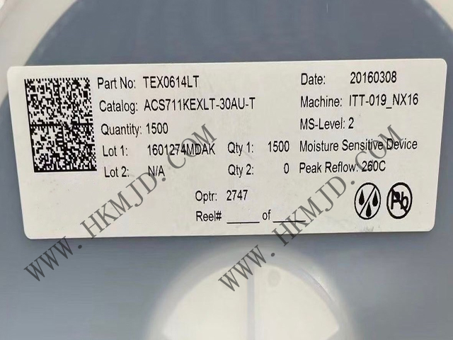Allegro ACS711KEXLT-30AU 霍爾效應線性電流傳感器，帶過流故障輸出，適用于隔離應用