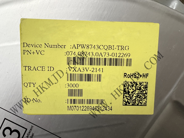 臺(tái)灣茂達(dá)/ANPEC APW8743CQBI-TRG：用于Intel TGL VNN和V1P05A的高壓雙通道開(kāi)關(guān)轉(zhuǎn)換器